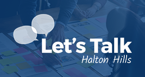 Let's Talk Halton Hills logo